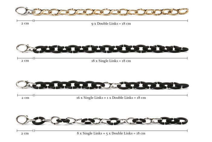 Example of Trollbeads X Bracelets 20 cm Long